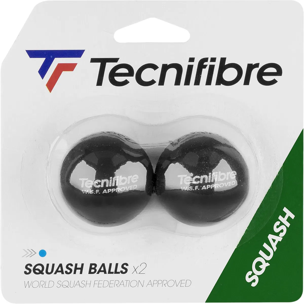 Tecnifibre Squash Bolde Blue Dot 2-Pak None