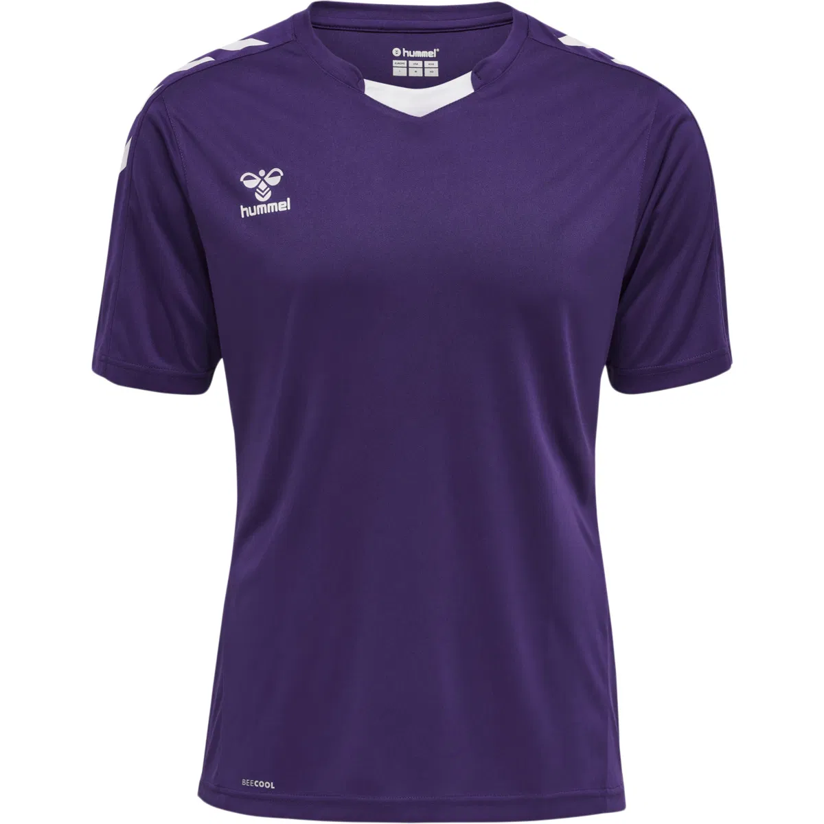 hummel Core XK Poly Trænings T-shirt ACAI/WHITE