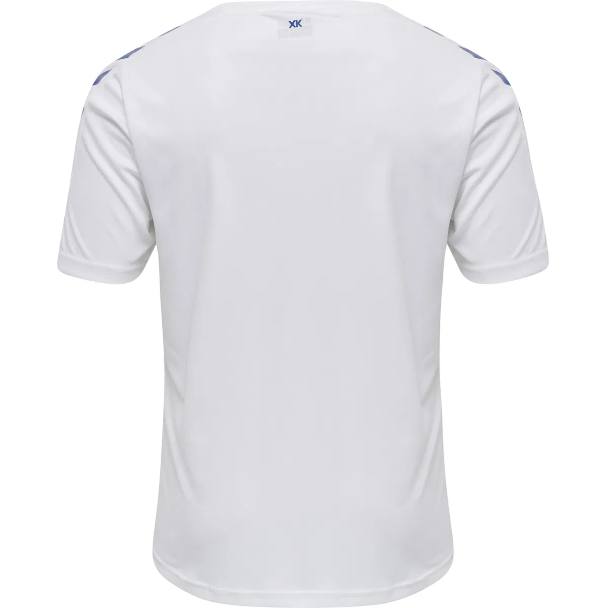 hummel Core XK Poly Trenings T-skjorte WHITE/TRUE BLUE