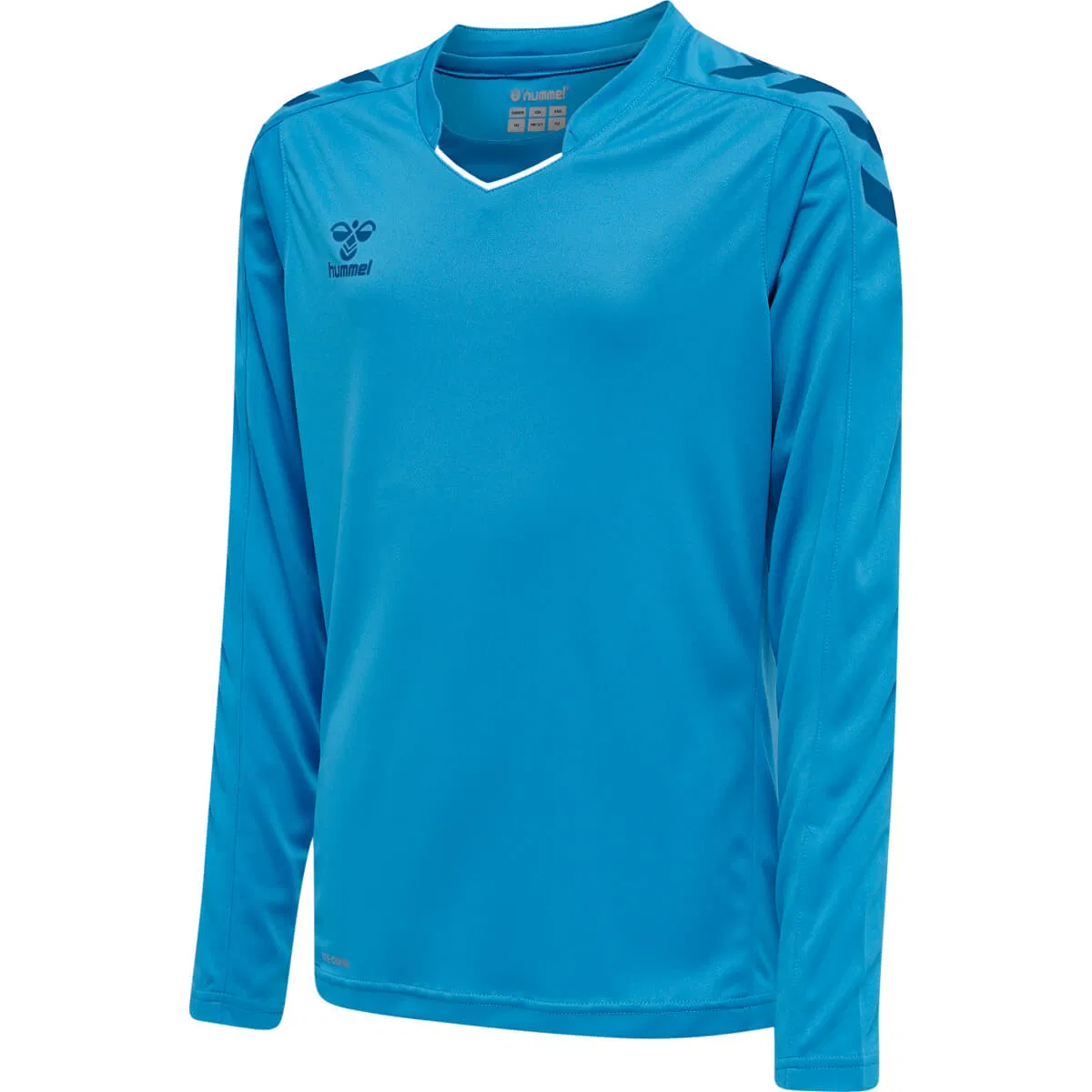 hummel Core XK Poly Langermet Trenings T-skjorte Barn BLUE DANUBE