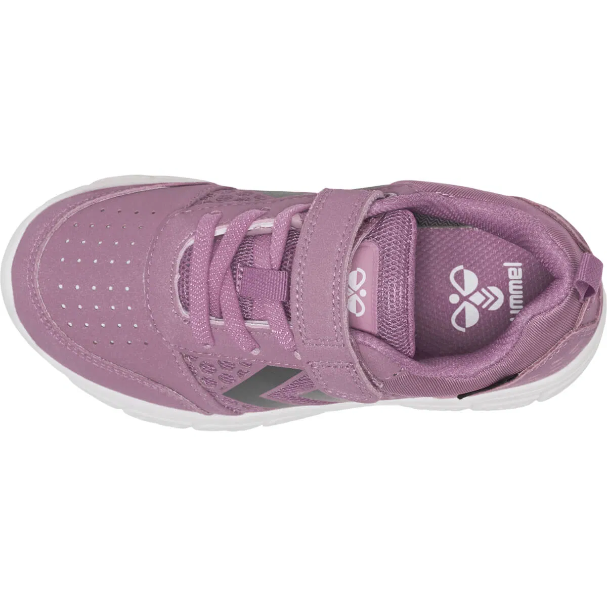 hummel Crosslite Dot 4 Tex Velcro Sneakers Børn GRAPEADE