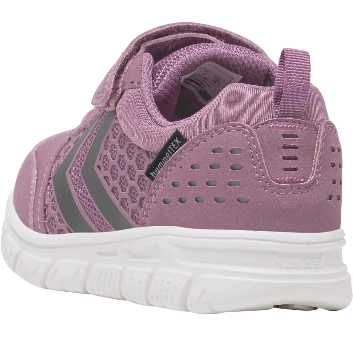 hummel Crosslite Dot 4 Tex Velcro Sneakers Børn GRAPEADE