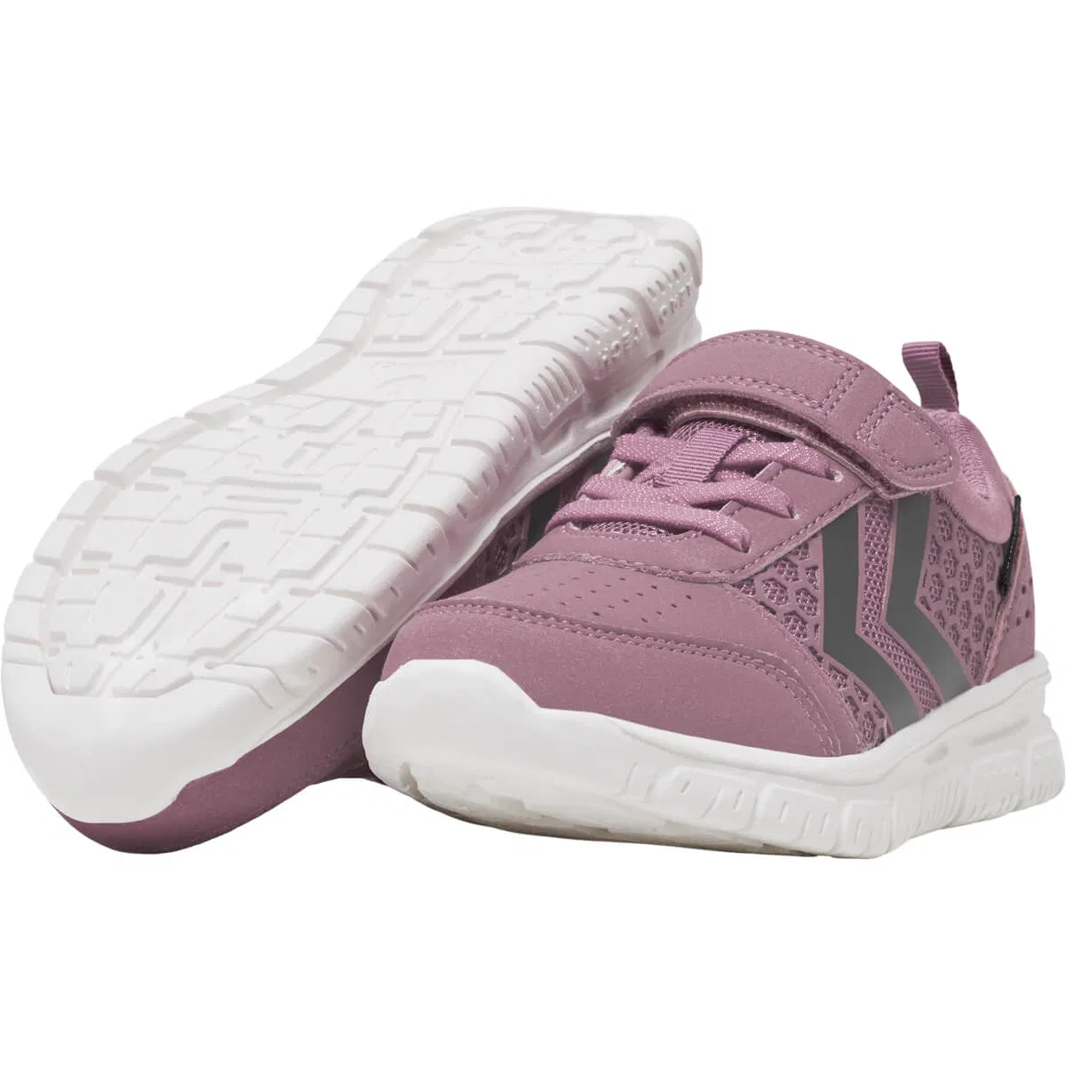 hummel Crosslite Dot 4 Tex Velcro Sneakers Børn GRAPEADE