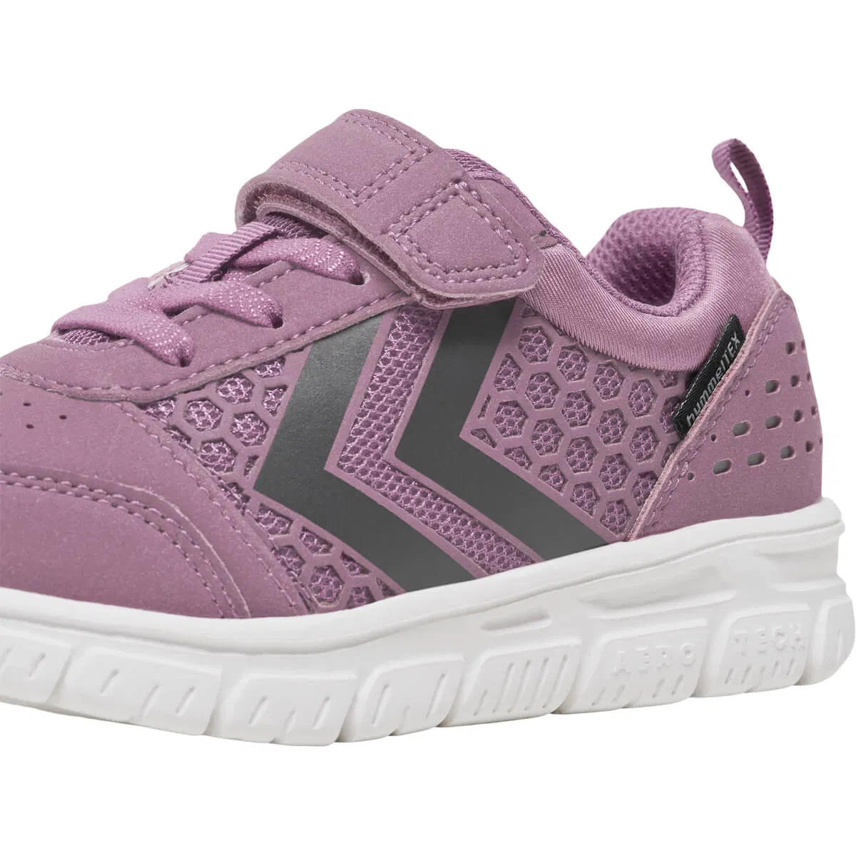 hummel Crosslite Dot 4 Tex Velcro Sneakers Børn GRAPEADE