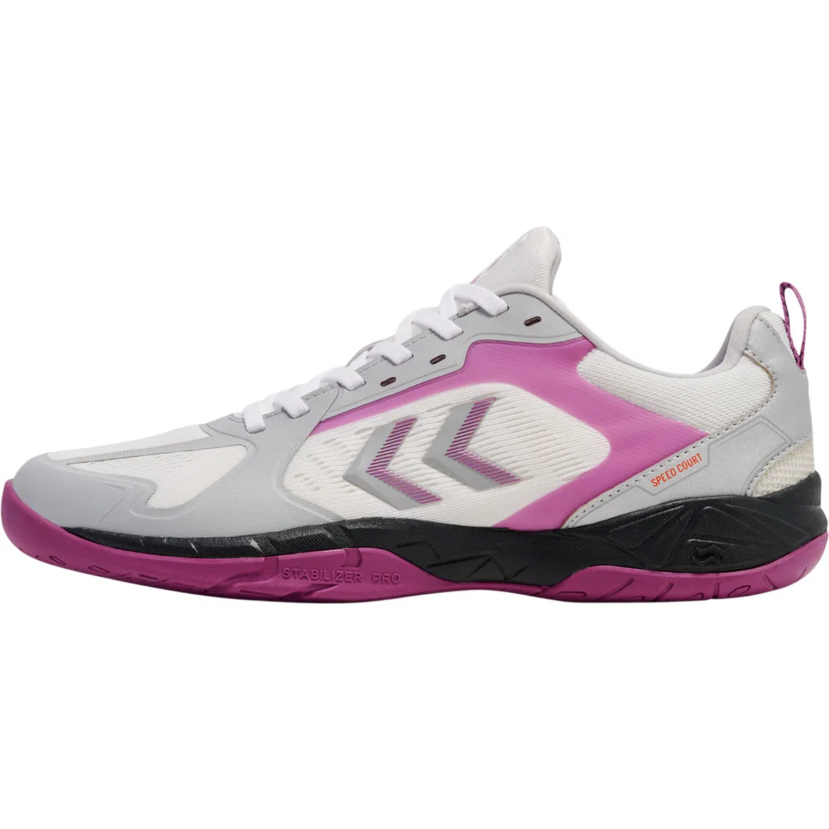 hummel Speed Court Håndboldsko Unisex BRIGHT WHITE/CATTLEYA ORCHID