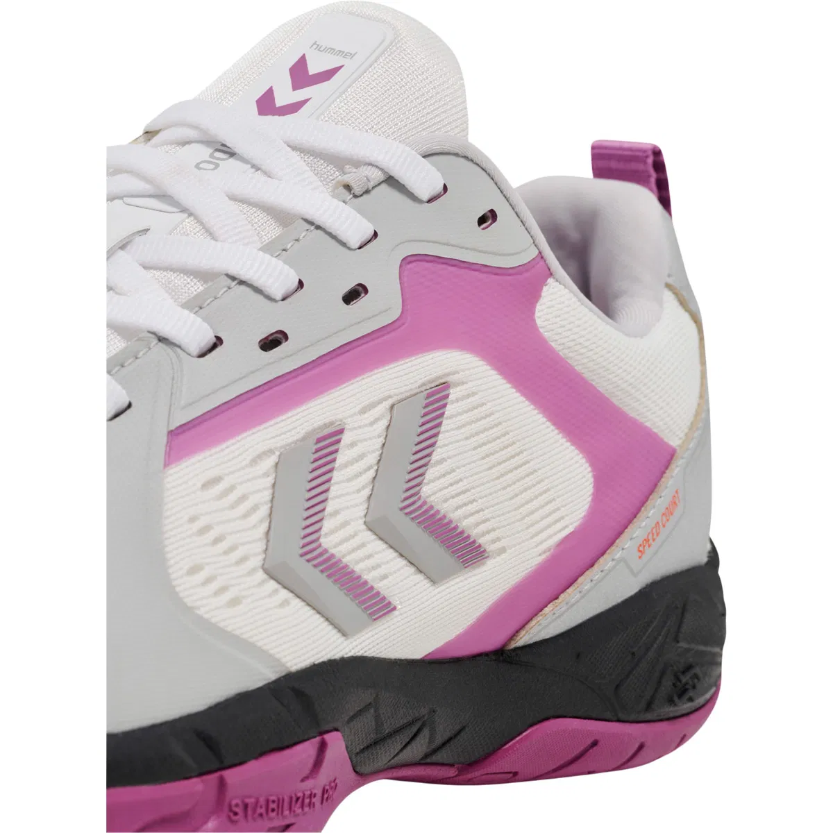 hummel Speed Court Håndboldsko Unisex BRIGHT WHITE/CATTLEYA ORCHID
