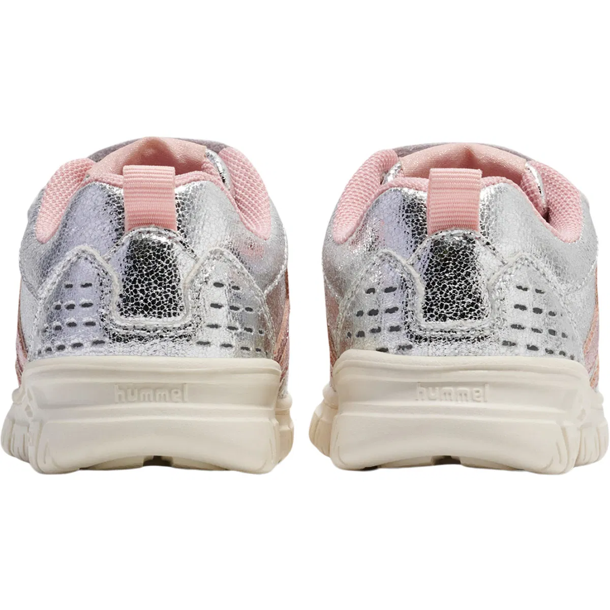 hummel Crosslite Glitter Velcro Sneakers Børn Silver
