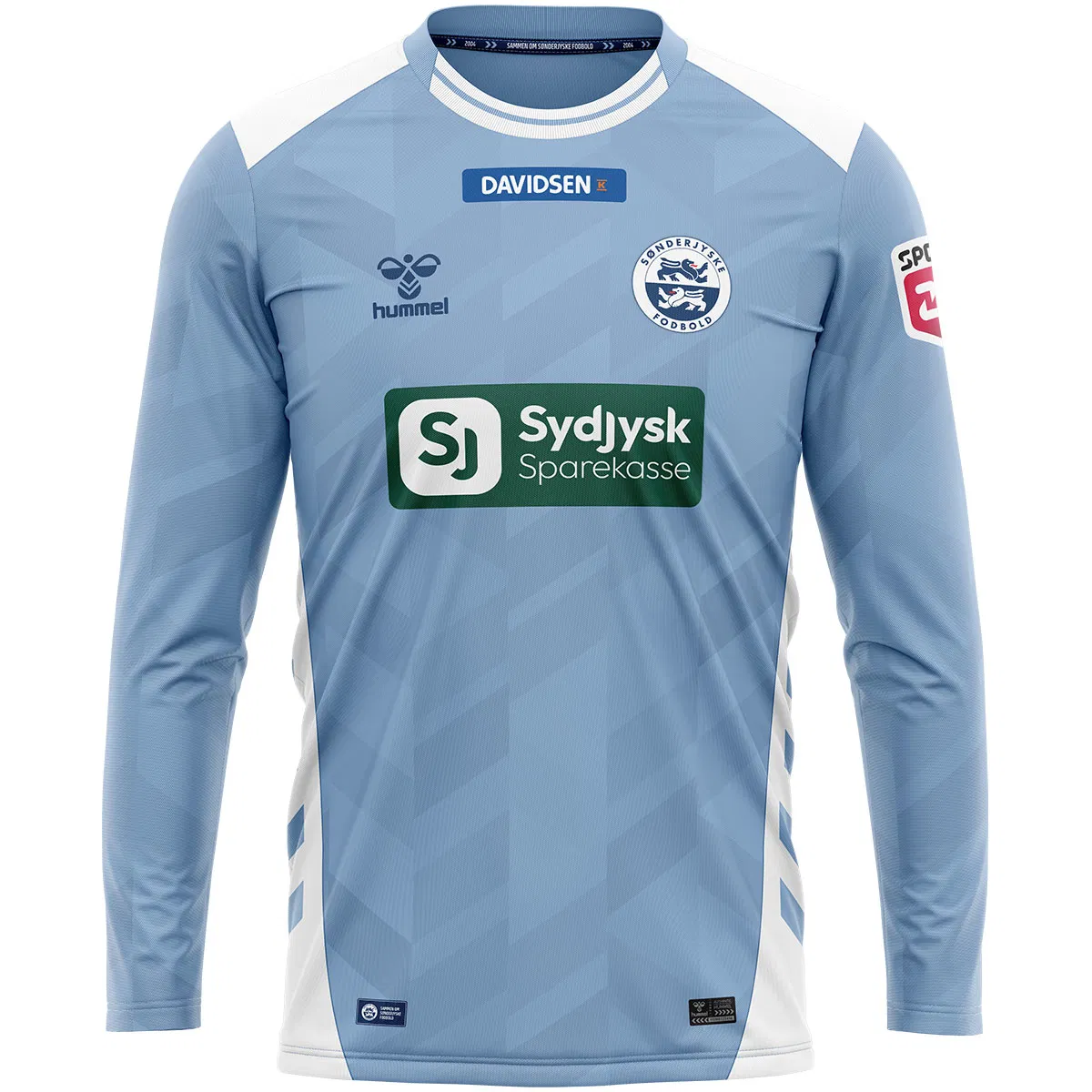 Sønderjyske Fodbold Langærmet Hjemmebanetrøje 25/26 Børn Blå
