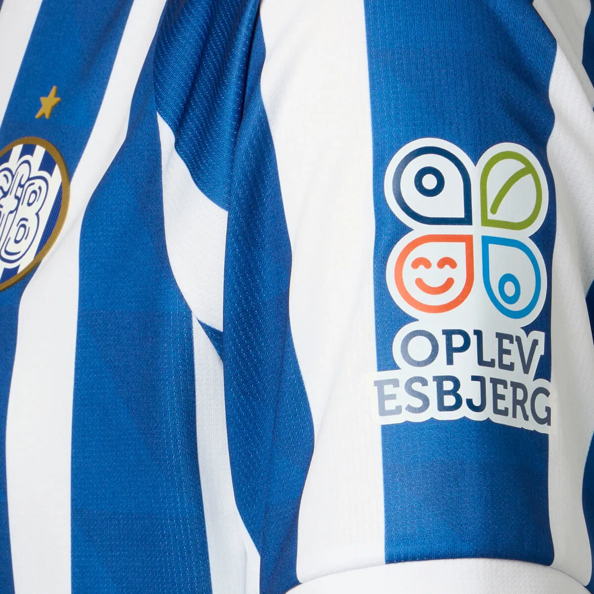 Esbjerg fB Hjemmebanetrøje 25/26 Hvid/blå