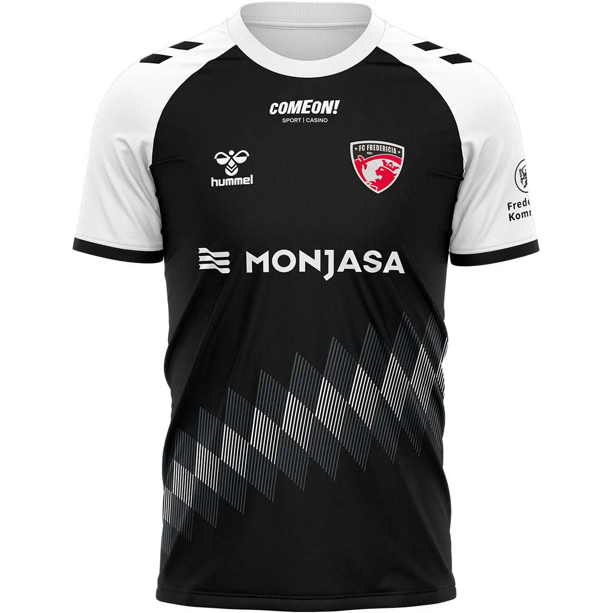 FC Fredericia Udebanetrøje 25/26 Sort/Hvid