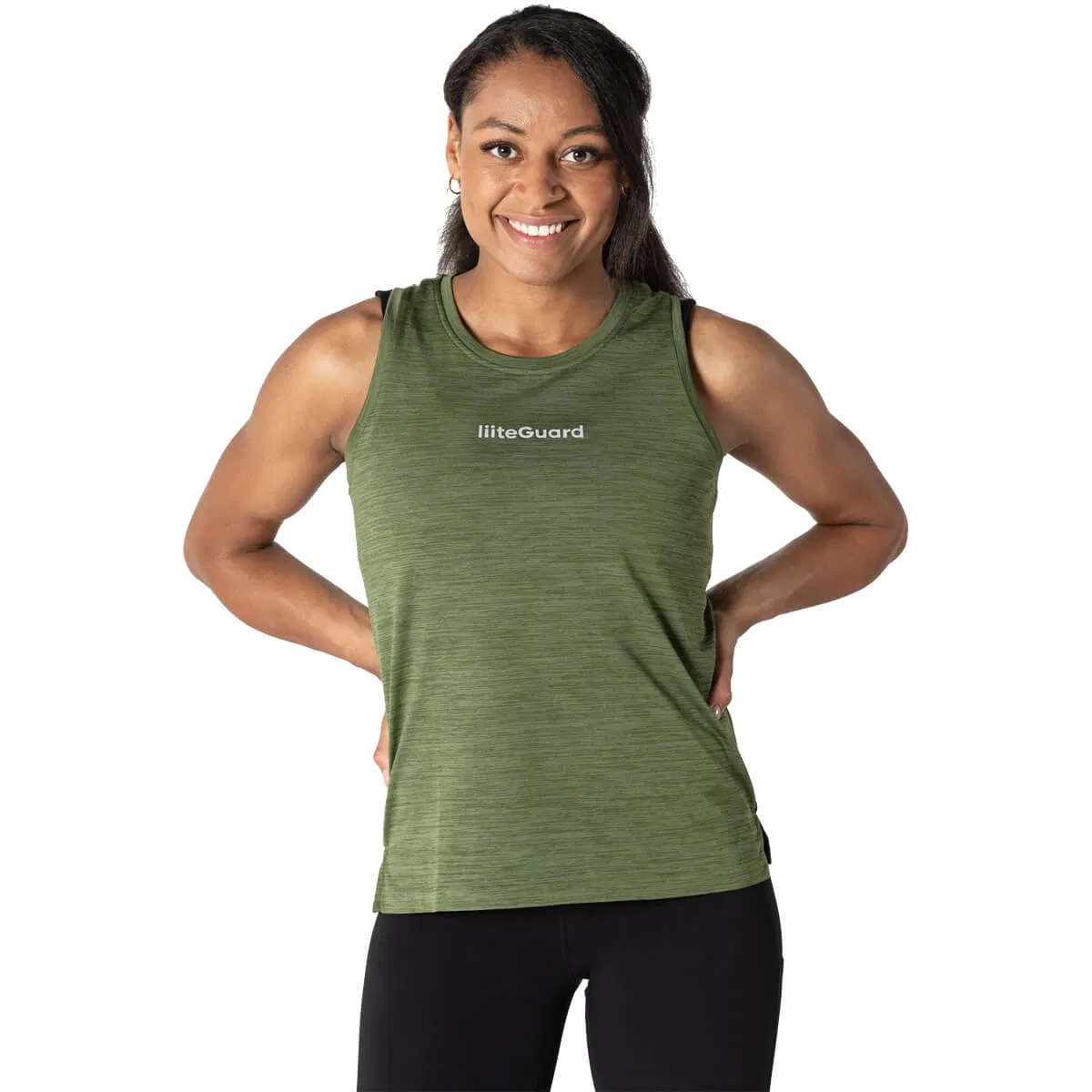 liiteGuard Re-Liite Træningstop Dame Army green