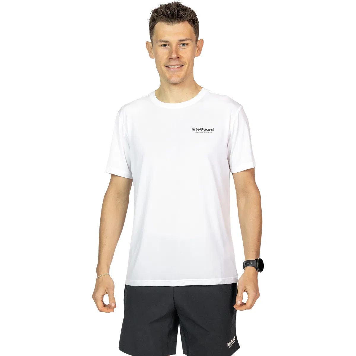 liiteGuard Ground Tech Løbe T-shirt Herre White
