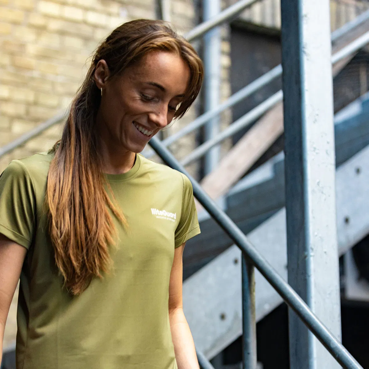 liiteGuard Ground Tech Løbe T-shirt Dame Dusty Green