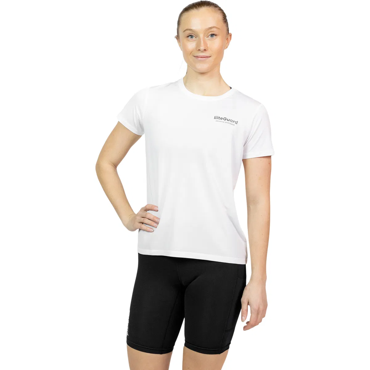 liiteGuard Ground Tech Løbe T-shirt Dame White