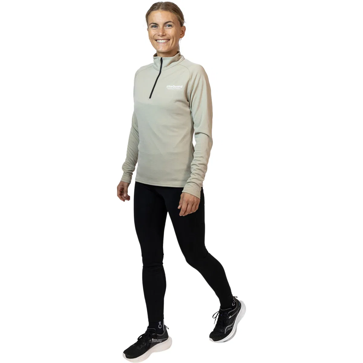 liiteGuard Ground-Tech 1/4 Zip Træningstrøje Dame Beige
