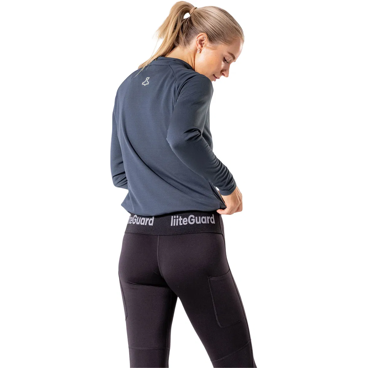 liiteGuard Ground-Tech 1/4 Zip Træningstrøje Dame Dark Navy Blue