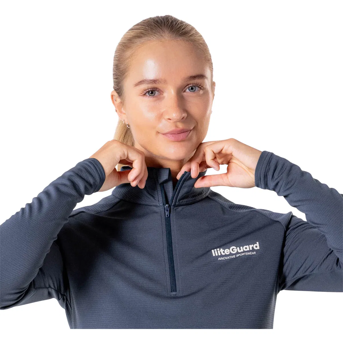 liiteGuard Ground-Tech 1/4 Zip Træningstrøje Dame Dark Navy Blue