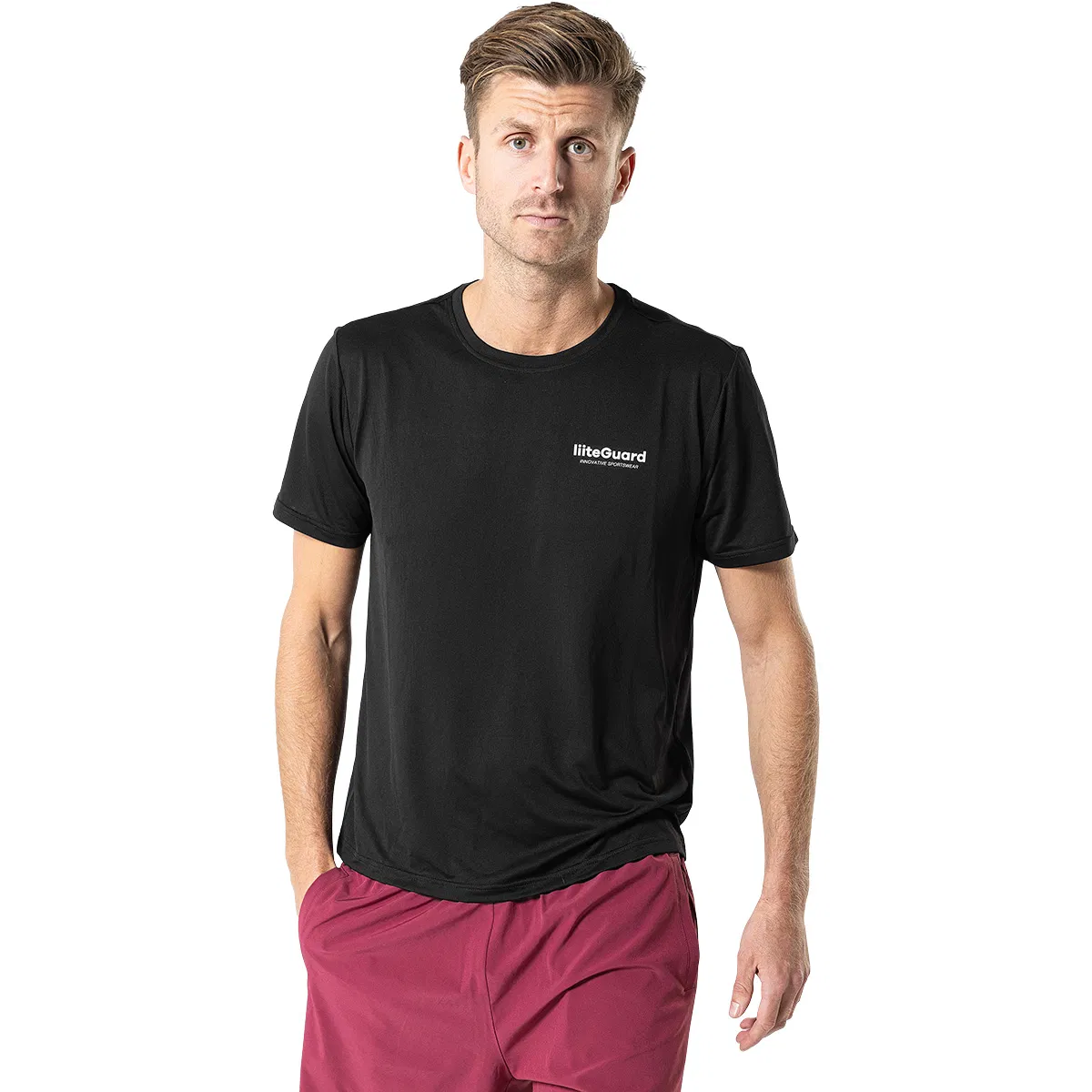 liiteGuard Ground Tech Løbe T-shirt Herre Black