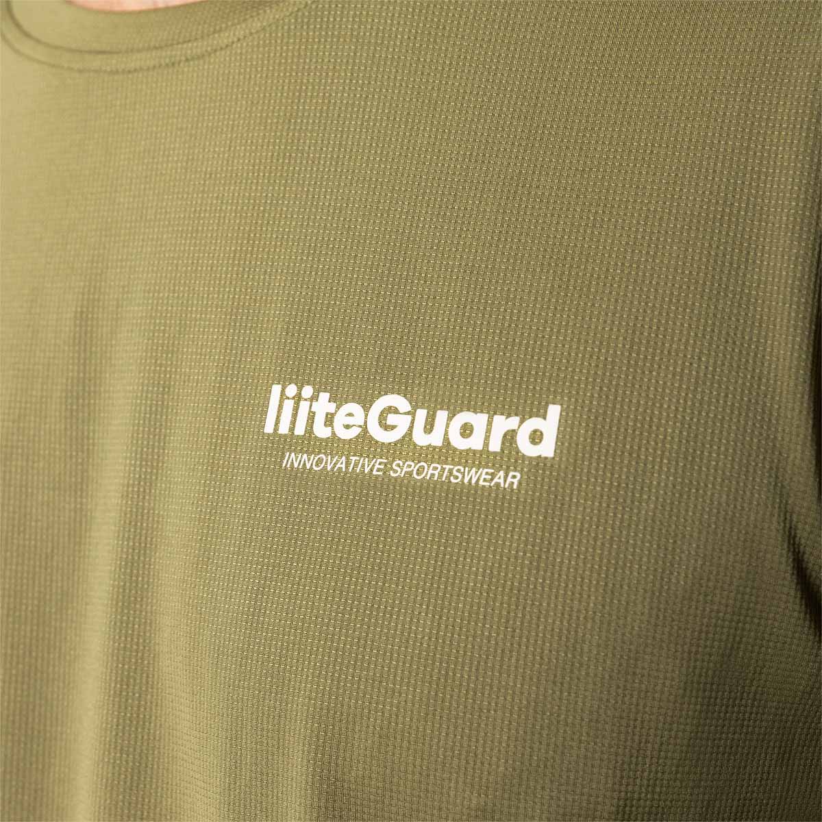 liiteGuard Ground Tech Løbe T-shirt Herre Dusty Green