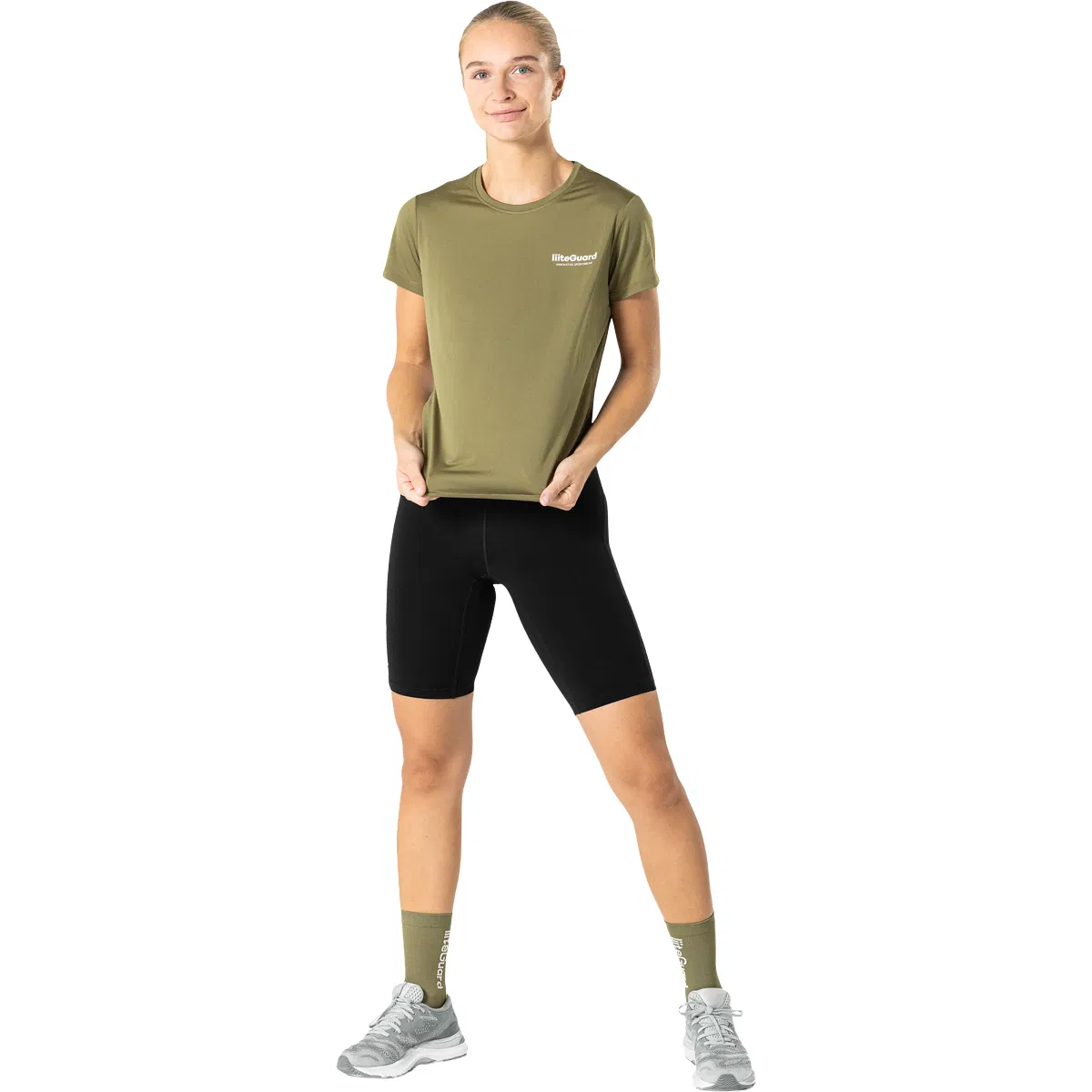 liiteGuard Ground Tech Løbe T-shirt Dame Dusty Green