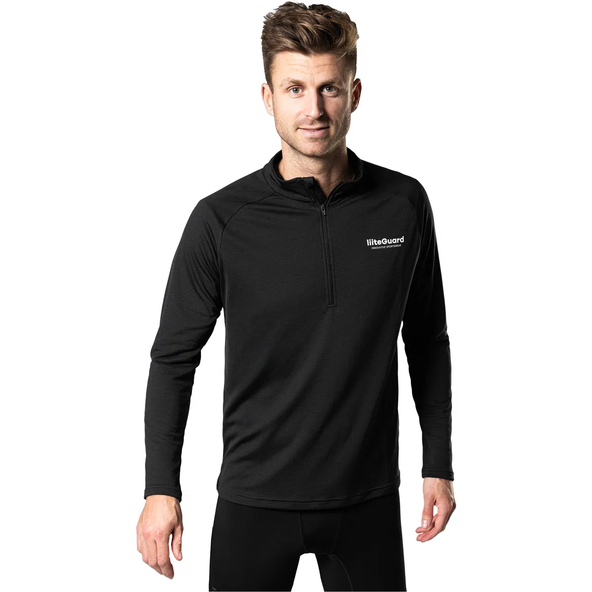 liiteGuard Ground-Tech 1/4 Zip Træningstrøje Herre Black