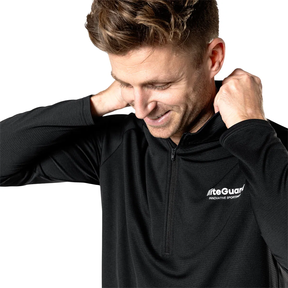 liiteGuard Ground-Tech 1/4 Zip Træningstrøje Herre Black