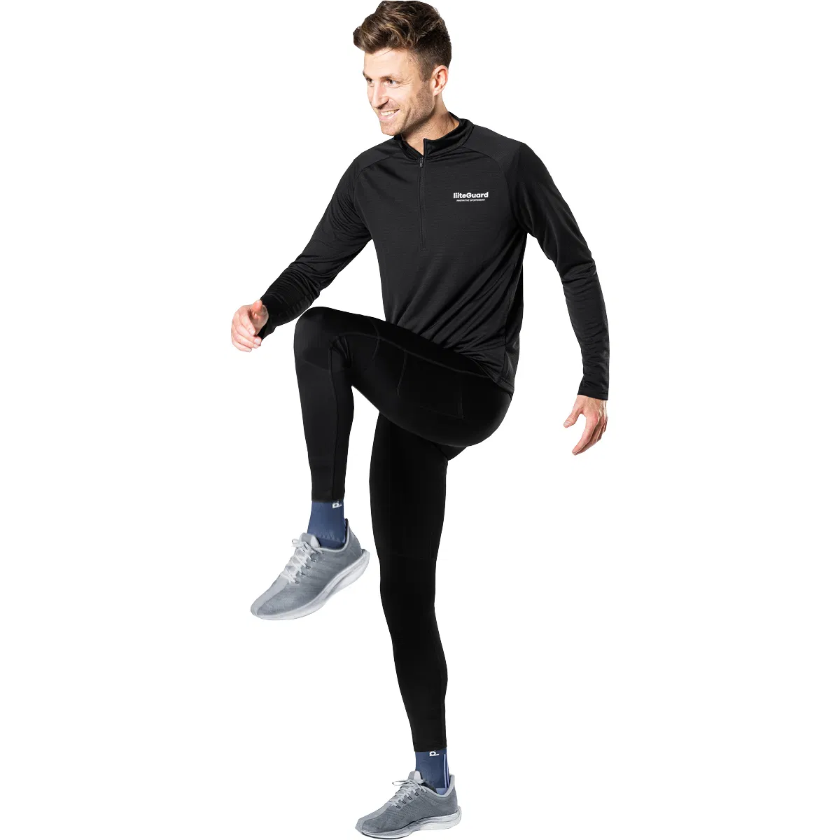 liiteGuard Ground-Tech 1/4 Zip Træningstrøje Herre Black
