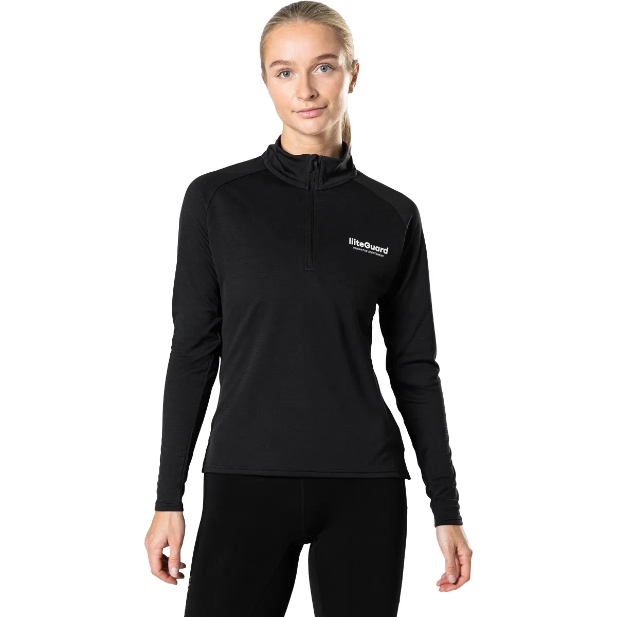 liiteGuard Ground-Tech 1/4 Zip Træningstrøje Dame Black