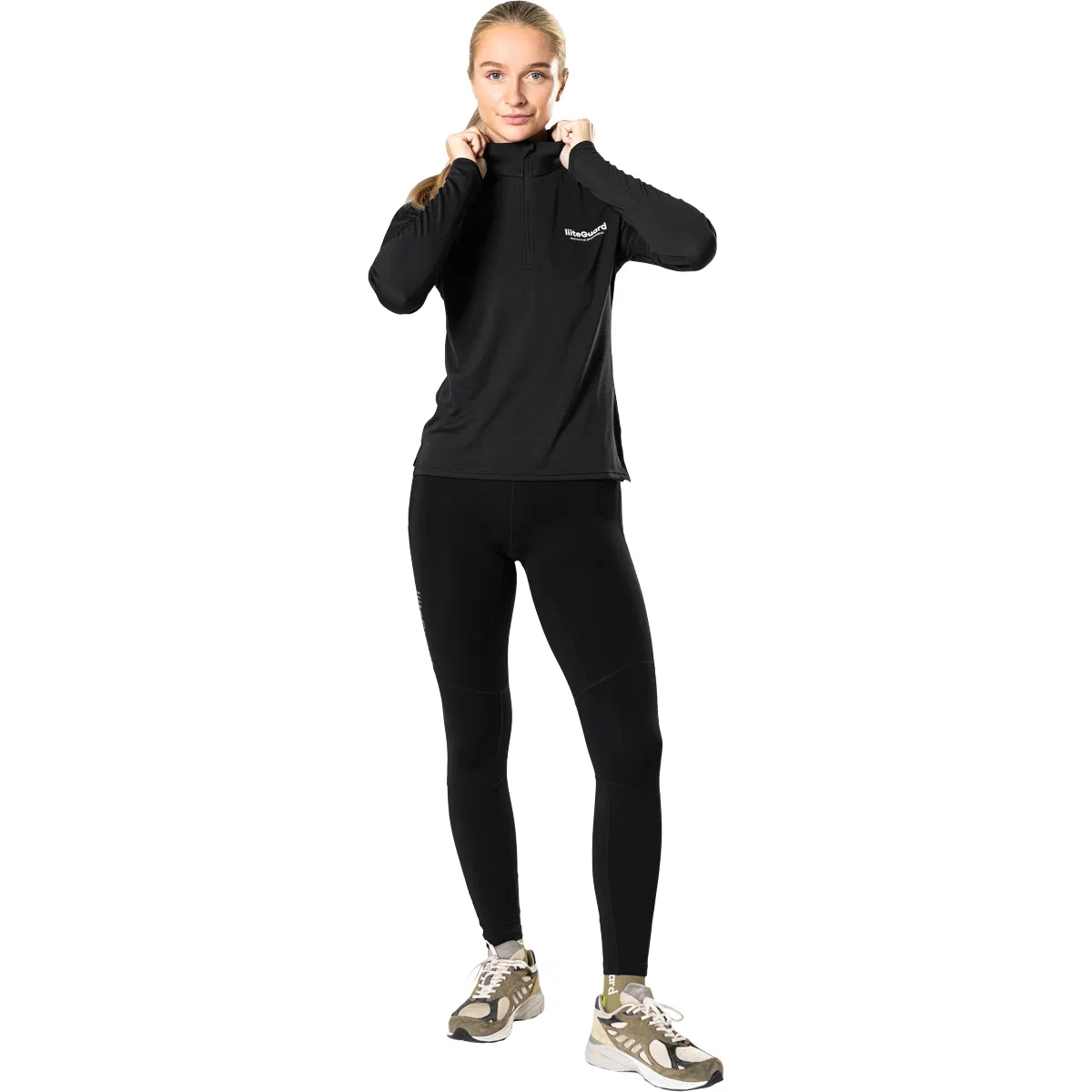 liiteGuard Ground-Tech 1/4 Zip Træningstrøje Dame Black