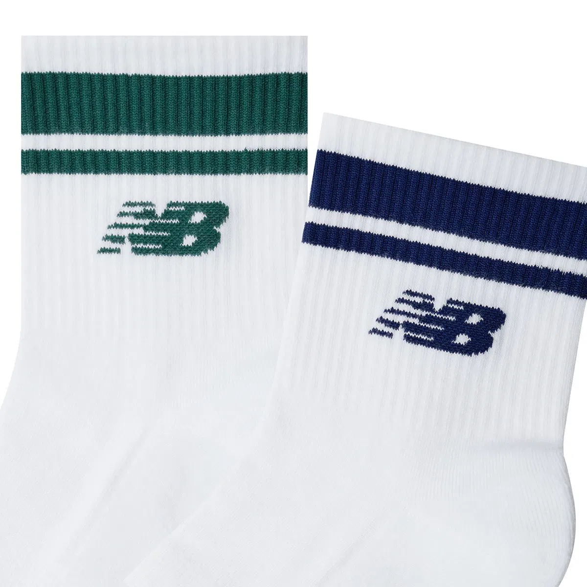New Balance Run Repreve 2-Pak Korte Løpesokker WHITE