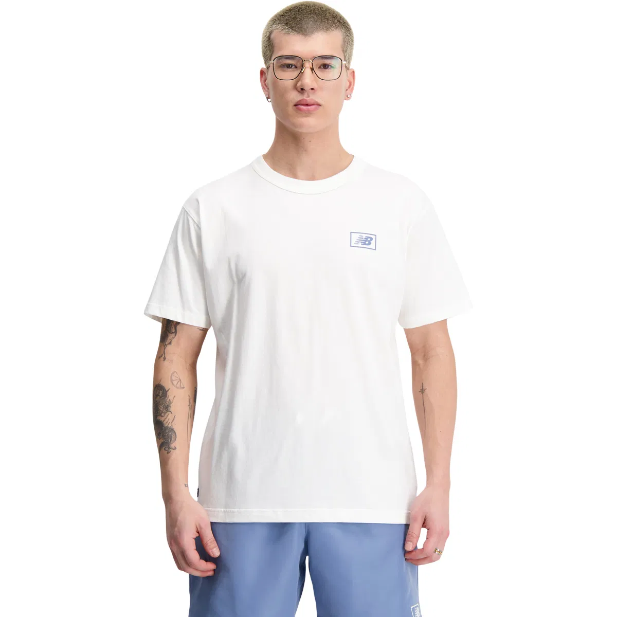 New Balance Essentials Graphic T-Shirt Herre SEASALT