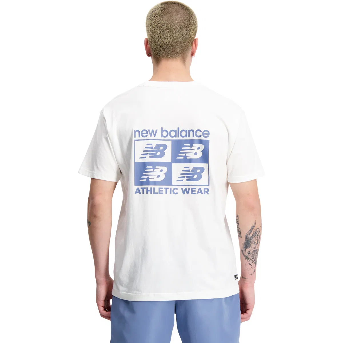 New Balance Essentials Graphic T-Shirt Herre SEASALT