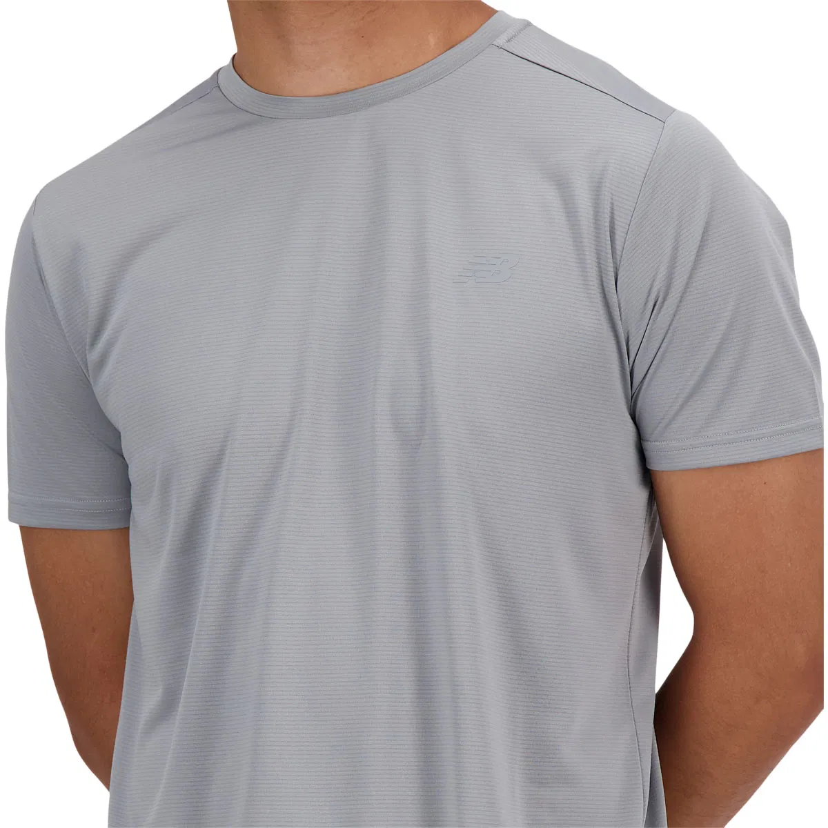 New Balance Run Løbe T-shirt Herre SLATE GREY