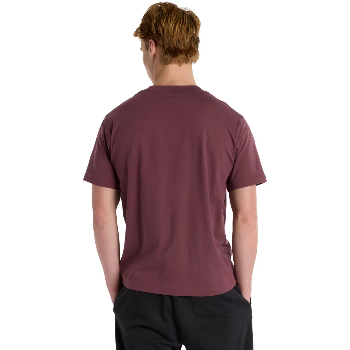 New Balance Small Logo T-shirt Herre FADED PLUM