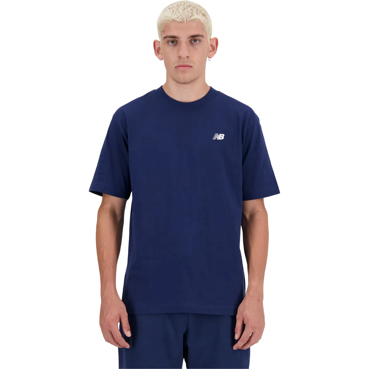 New Balance Small Logo T-shirt Herre NB NAVY