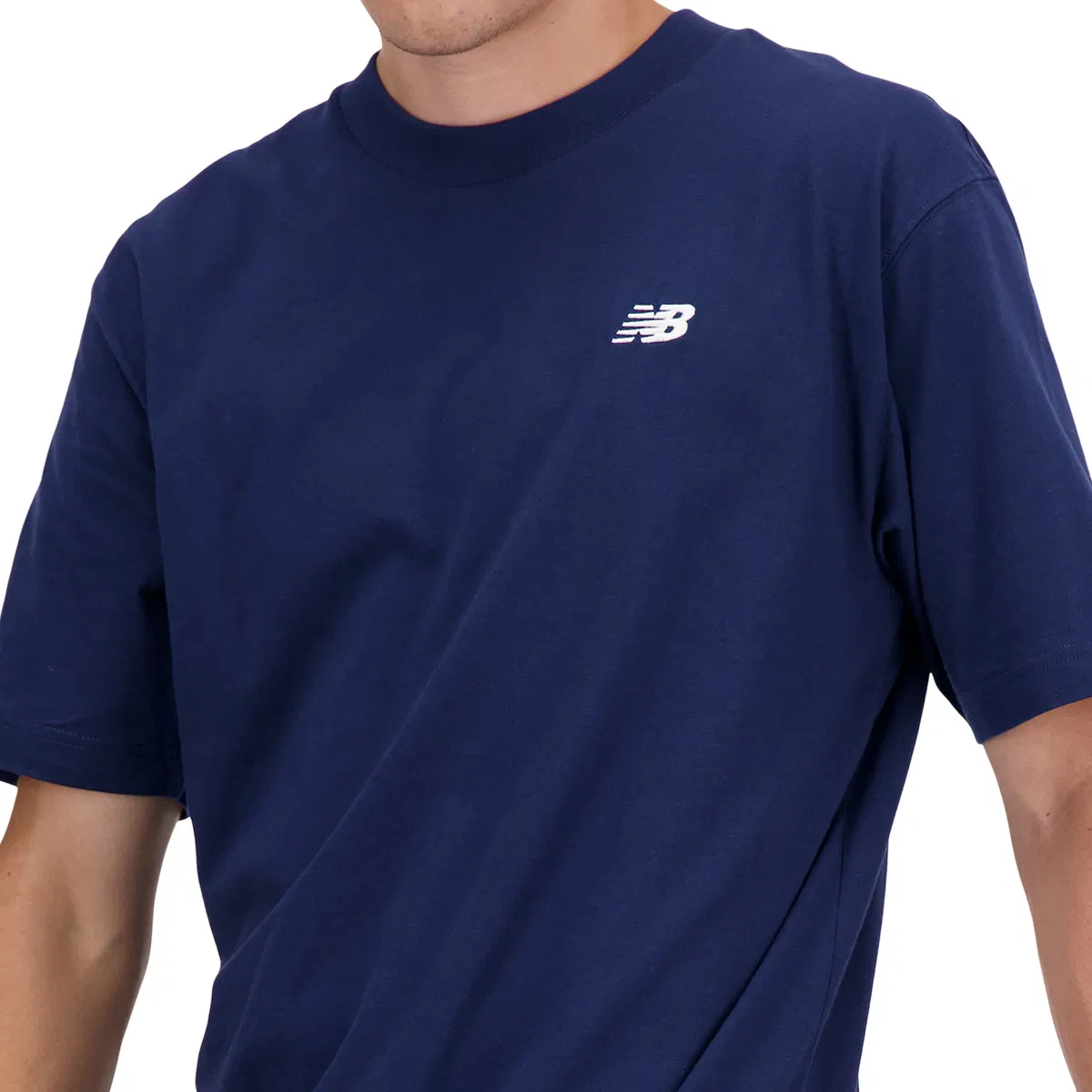 New Balance Small Logo T-shirt Herre NB NAVY
