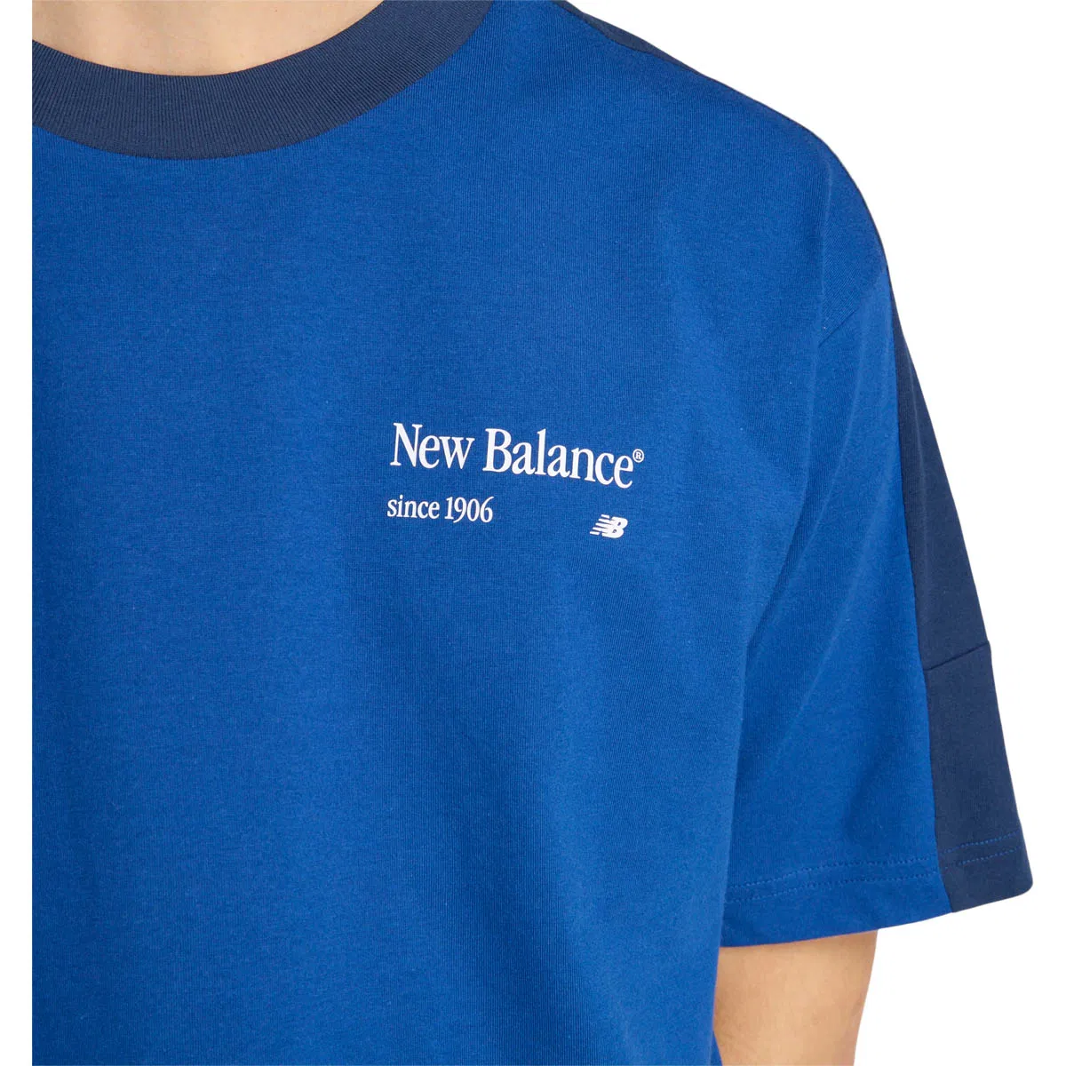 New Balance Reimagined Graphic T-shirt Herre Blue
