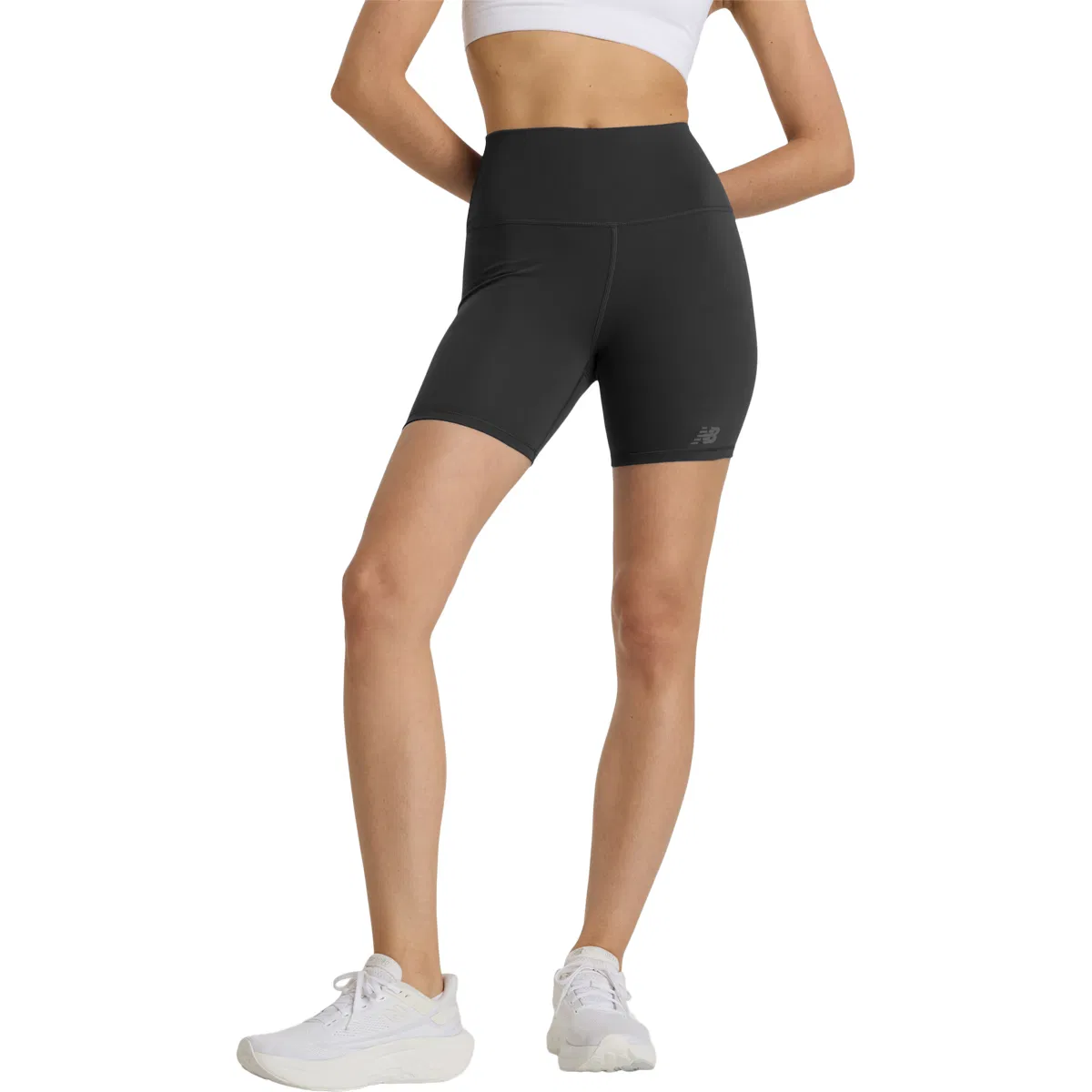 New Balance Harmony High Rise 6" Korte Løbetights Dame Black
