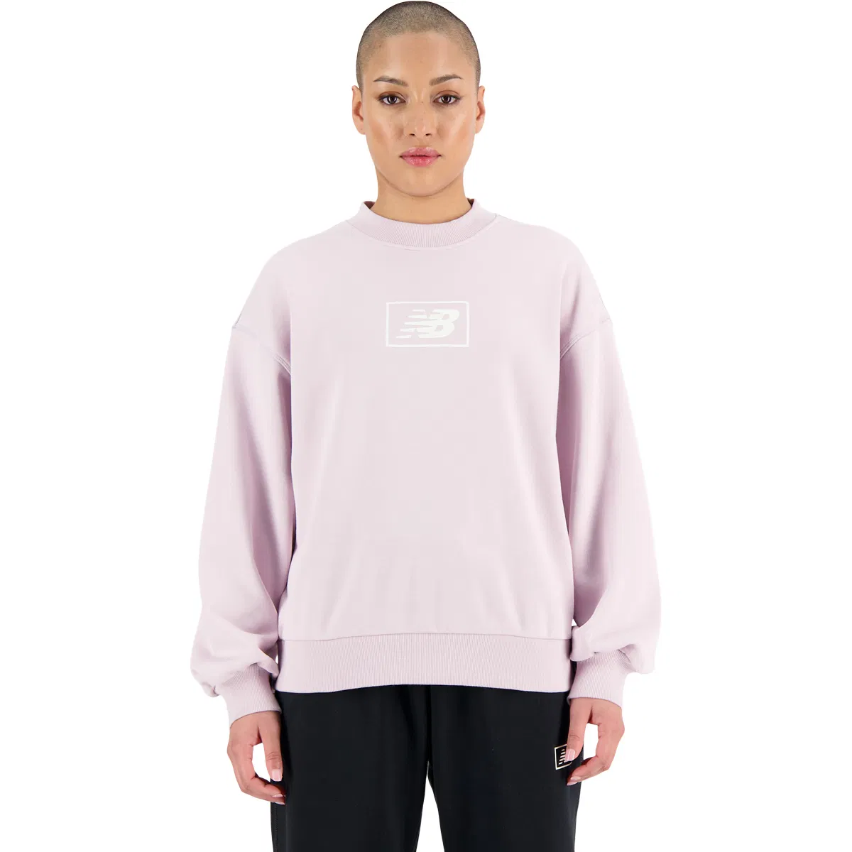 New Balance Essentials French Terry Sweatshirt Dame DECEMBER SKY