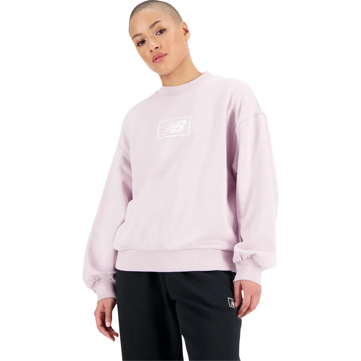 New Balance Essentials French Terry Sweatshirt Dame DECEMBER SKY