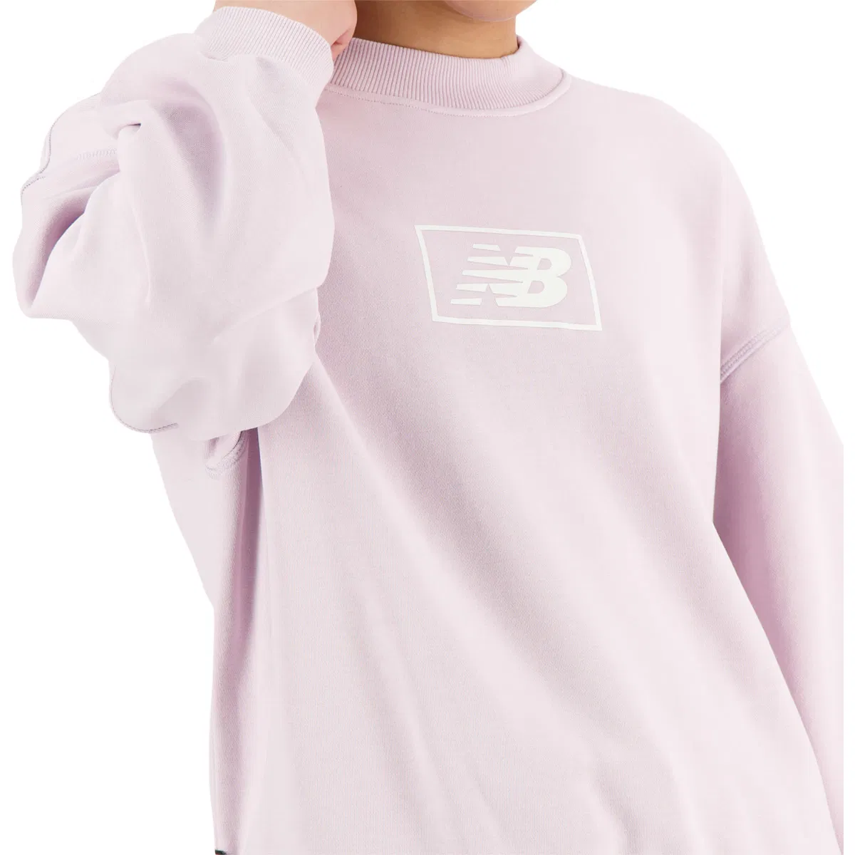 New Balance Essentials French Terry Sweatshirt Dame DECEMBER SKY
