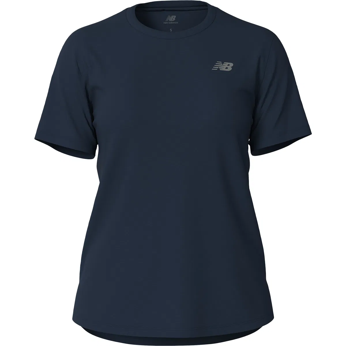 New Balance Athletics Løbe T-shirt Dame NB NAVY HEATHER