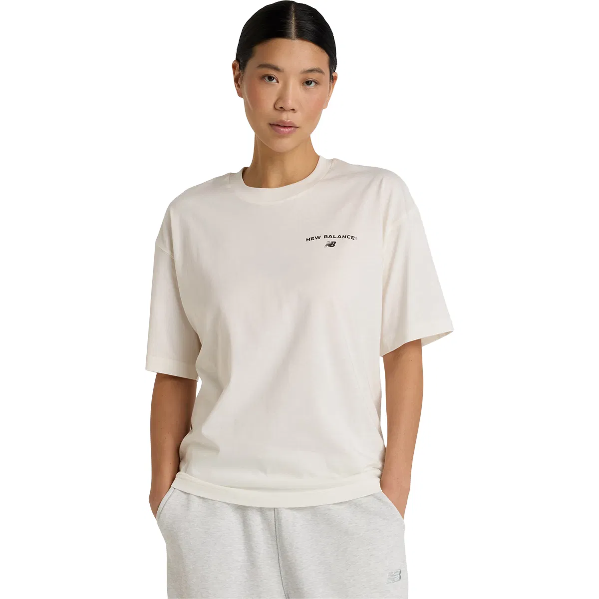 New Balance Reimagined Oversized T-shirt Dame SEASALT