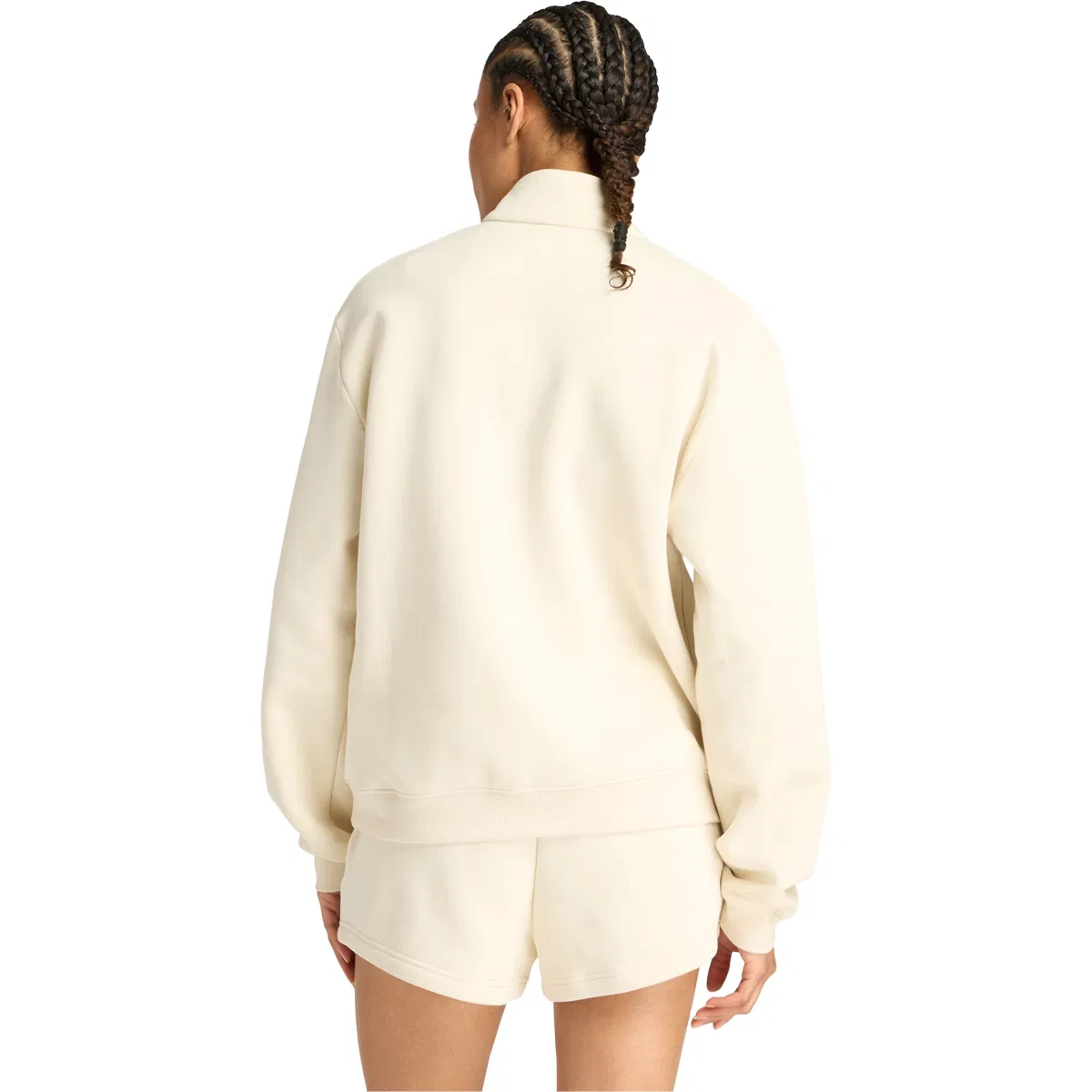 New Balance Reimagined Half Zip Sweatshirt Dame White