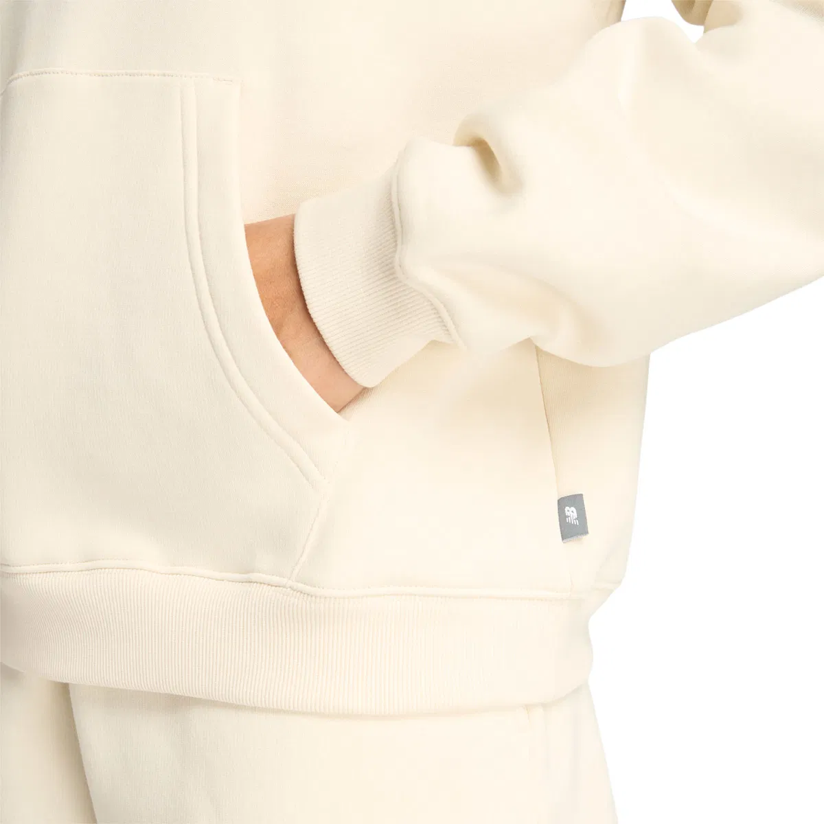 New Balance Reimagined Half Zip Sweatshirt Dame White