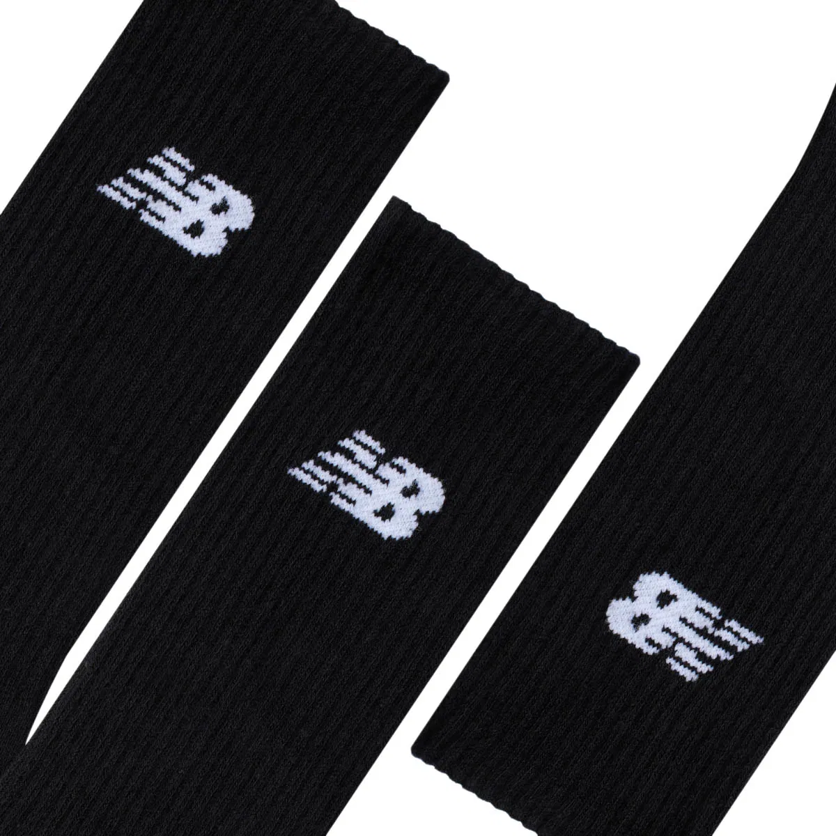 New Balance Hverdags Crew 3-Pack Strømper BLACK