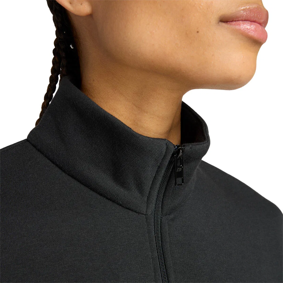 New Balance Reimagined Half Zip Sweatshirt Dame Black