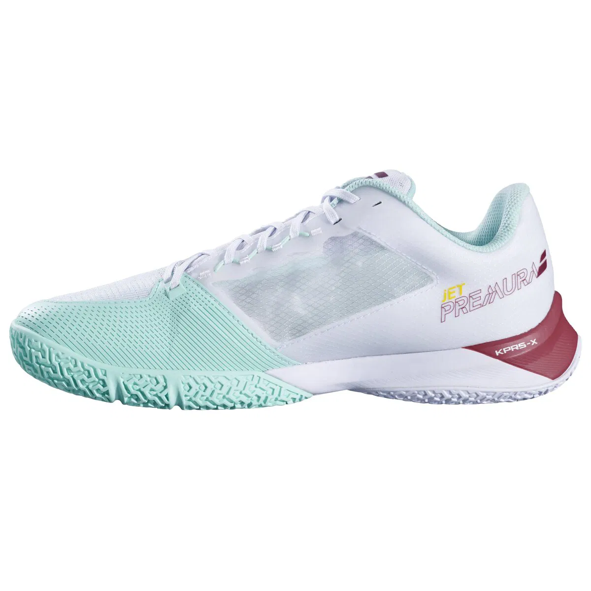 Babolat Jet Premura 2 Lebrón Padel Sko Herre White/Red Dahlia