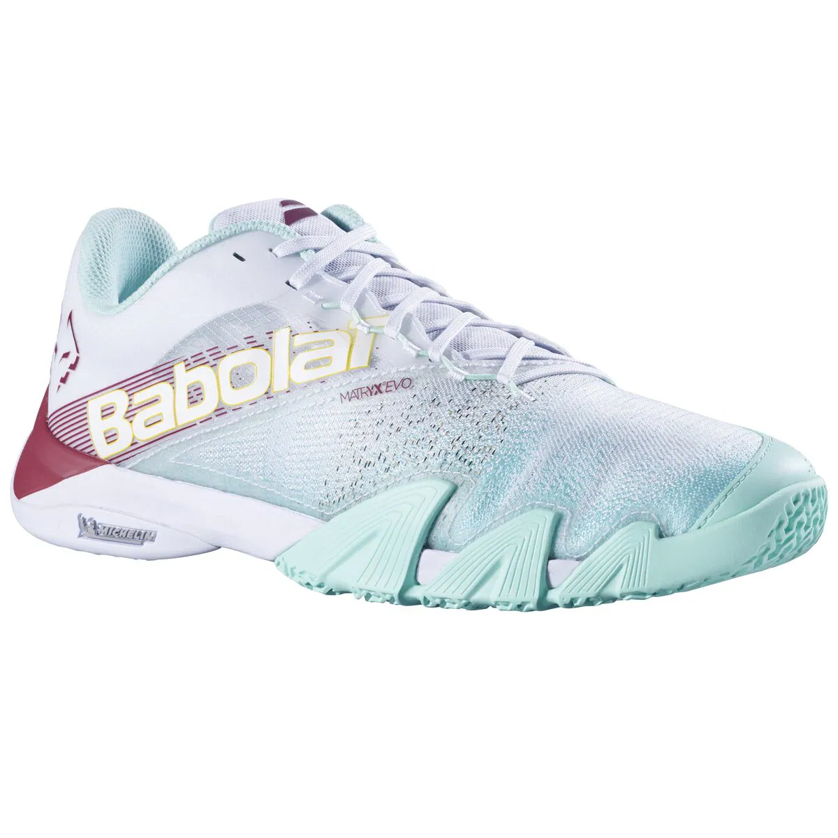 Babolat Jet Premura 2 Lebrón Padel Sko Herre White/Red Dahlia