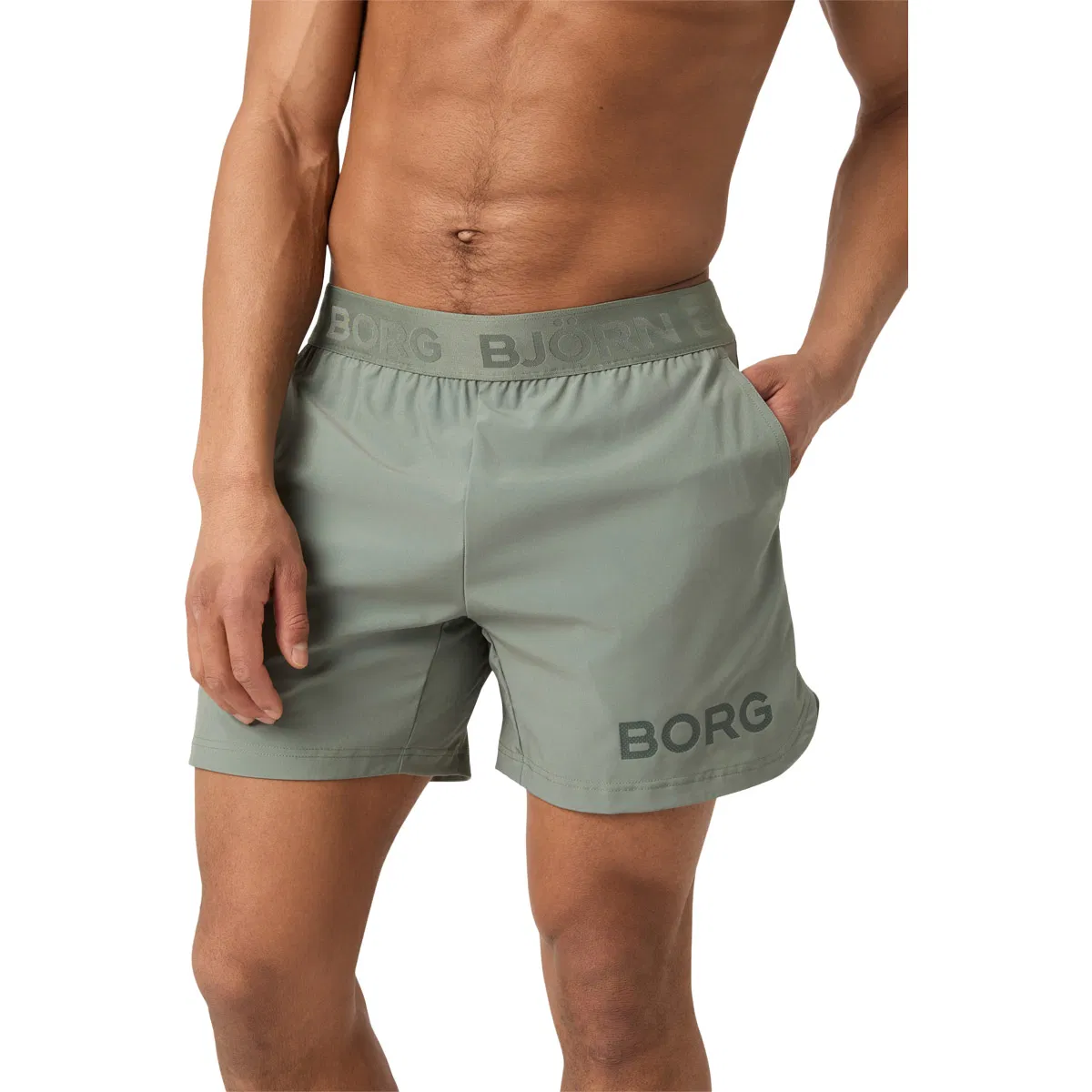 Björn Borg Borg Shorts Treningsshorts Herre AGAVE GREEN